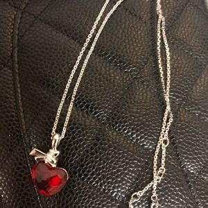 Swarovski heart necklace